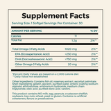 A BEST SELLER #1: VitalOils1000™ Softgels - More than Triple-Strength Omega-3s DHA & EPA Supplement - 1 month supply (30 caps) - FREE SHIPPING