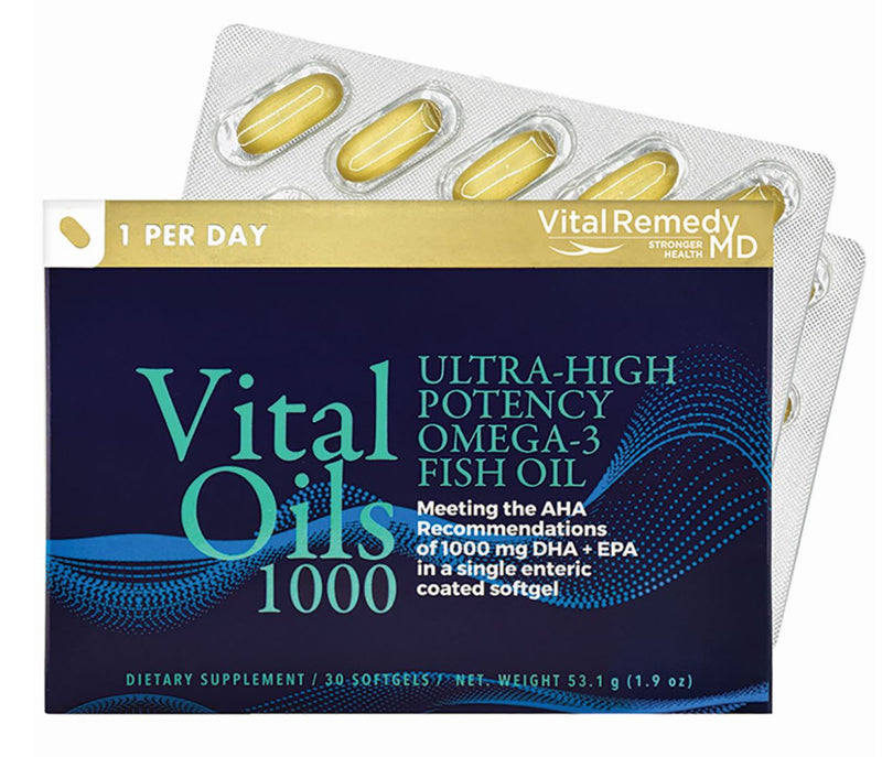 VitalOils1000™ Omega-3 Supplement 1 month supply (30 caps) for only $1.23 per day - FREE SHIPPING