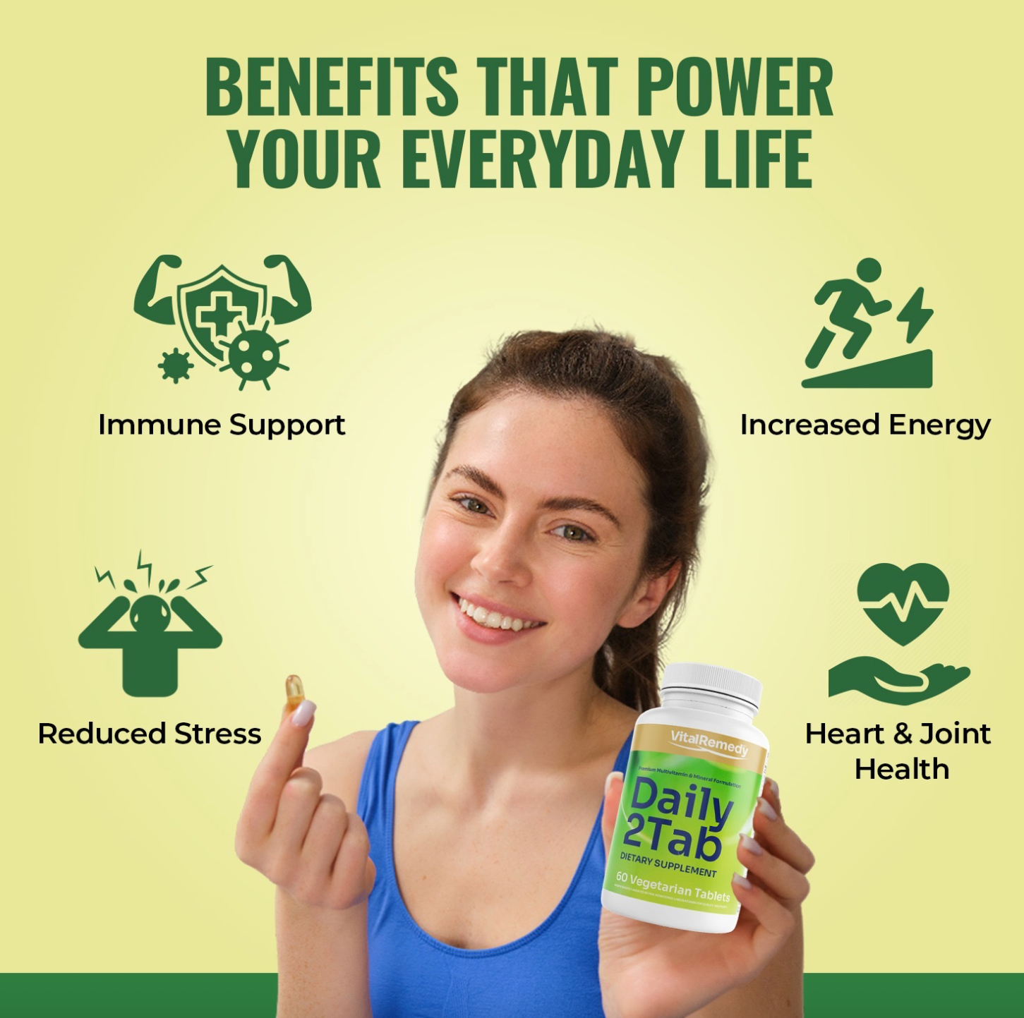 Daily2Tab Multivitamin & Essential Minerals