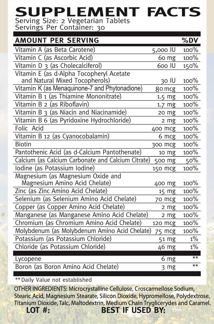 Daily2Tab Multivitamin & Essential Minerals (60 ct., 1 month supply)- 10.00% Off Auto renew