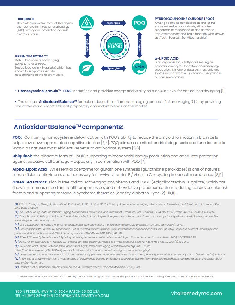 Homocysteine Formula Plus. Complete Vascular Health Support.