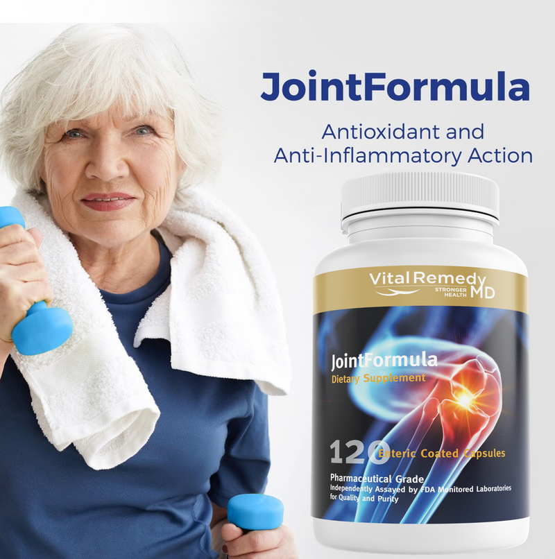 Xtra deal: 1x JOINTFORMULA PLUS 1x VITALOILS1000. Anti-inflammatory and Repair Pack for Joints. FREE SHIPPING. 20% off retail price.