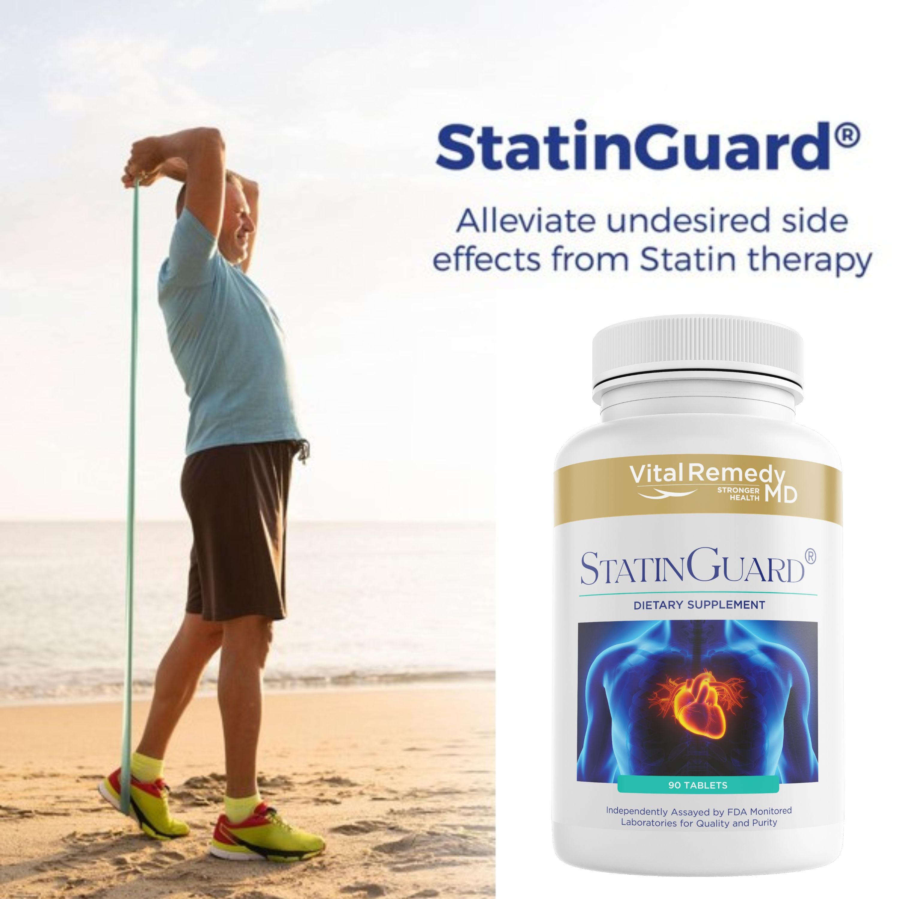 StatinGuard® - much more than just CoQ10. Three months Supply (90 Tablets) for only $0.44 per day - FREE SHIPPING 10.00% Off Auto renew