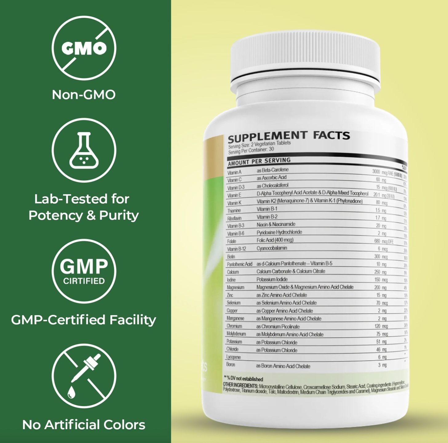 Daily2Tab Multivitamin & Essential Minerals