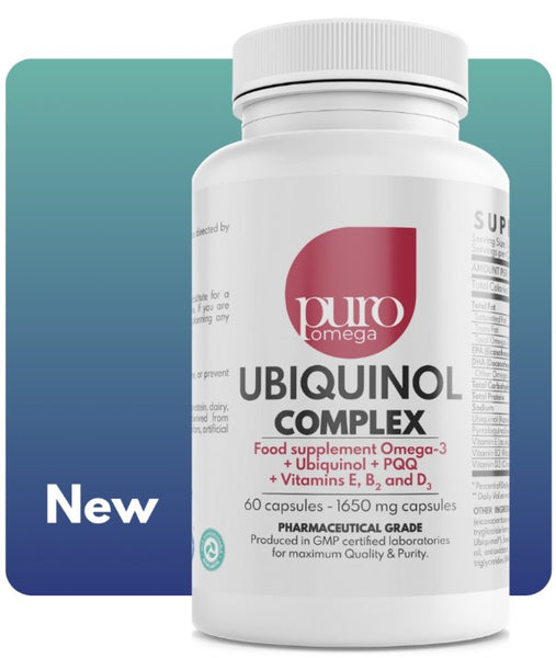 PuroOmega Complex - UBIQUINOL COMPLEX - NEW - power booster for