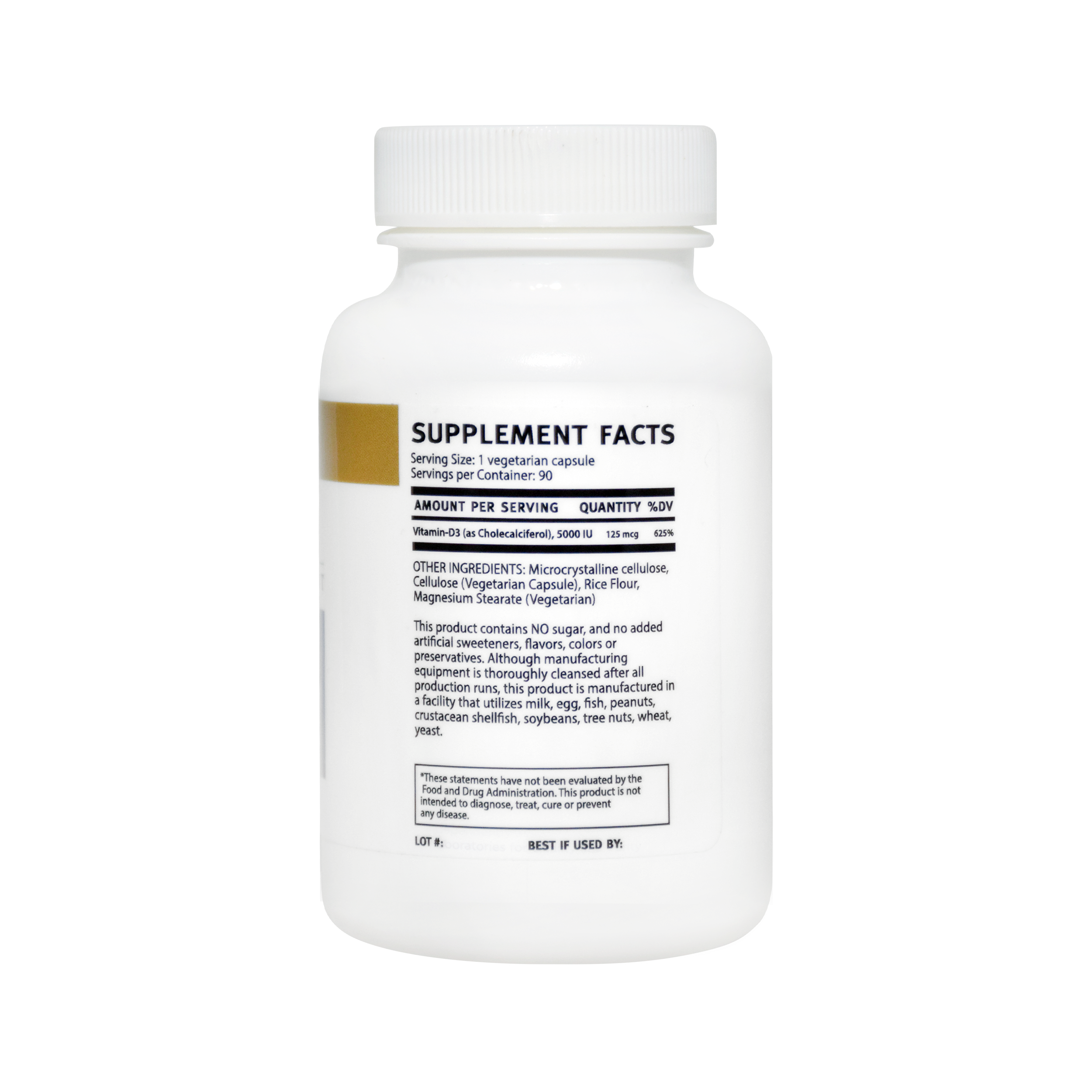 Vegetarian Vitamin D3, 5000 IU