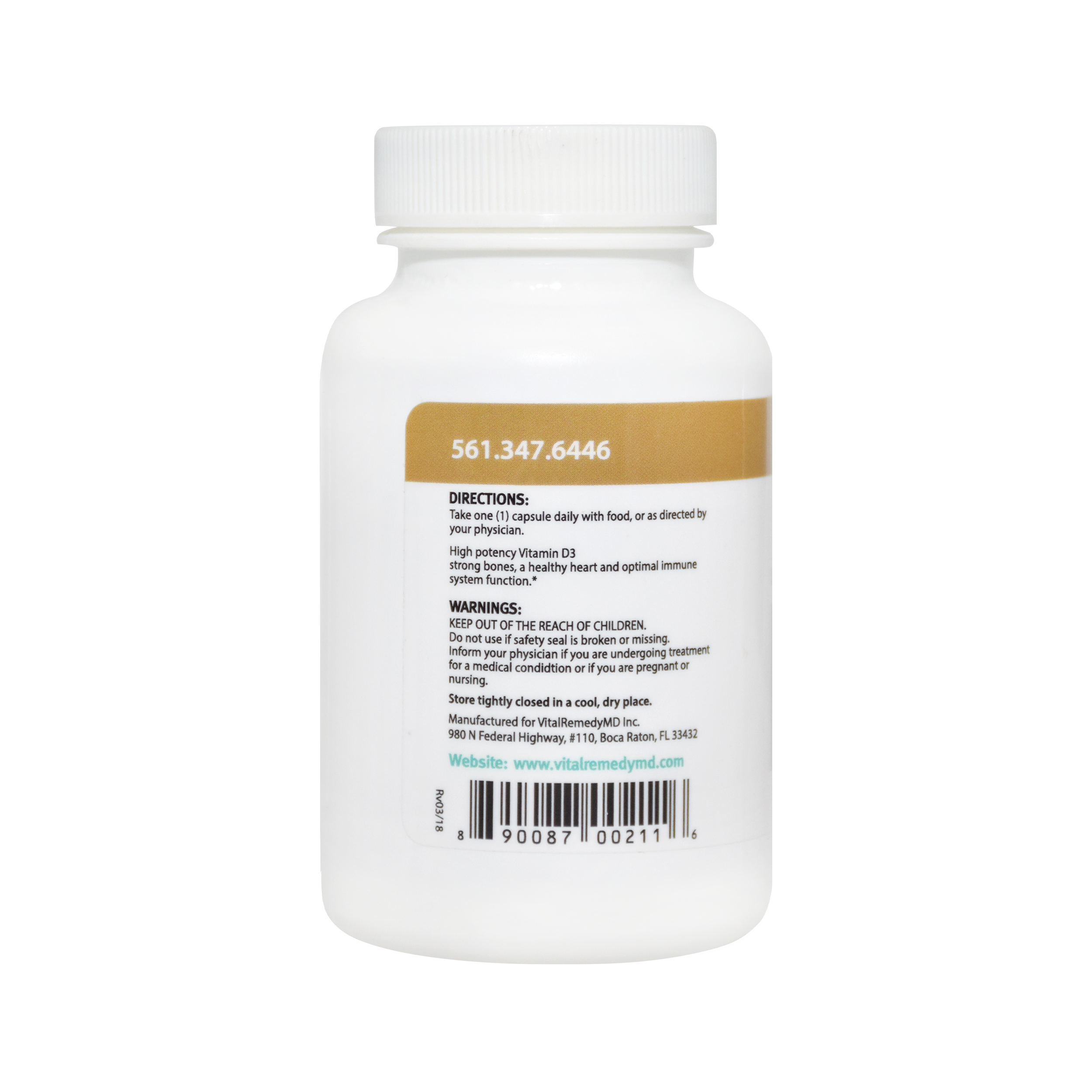 Vegetarian Vitamin D3, 5000 IU