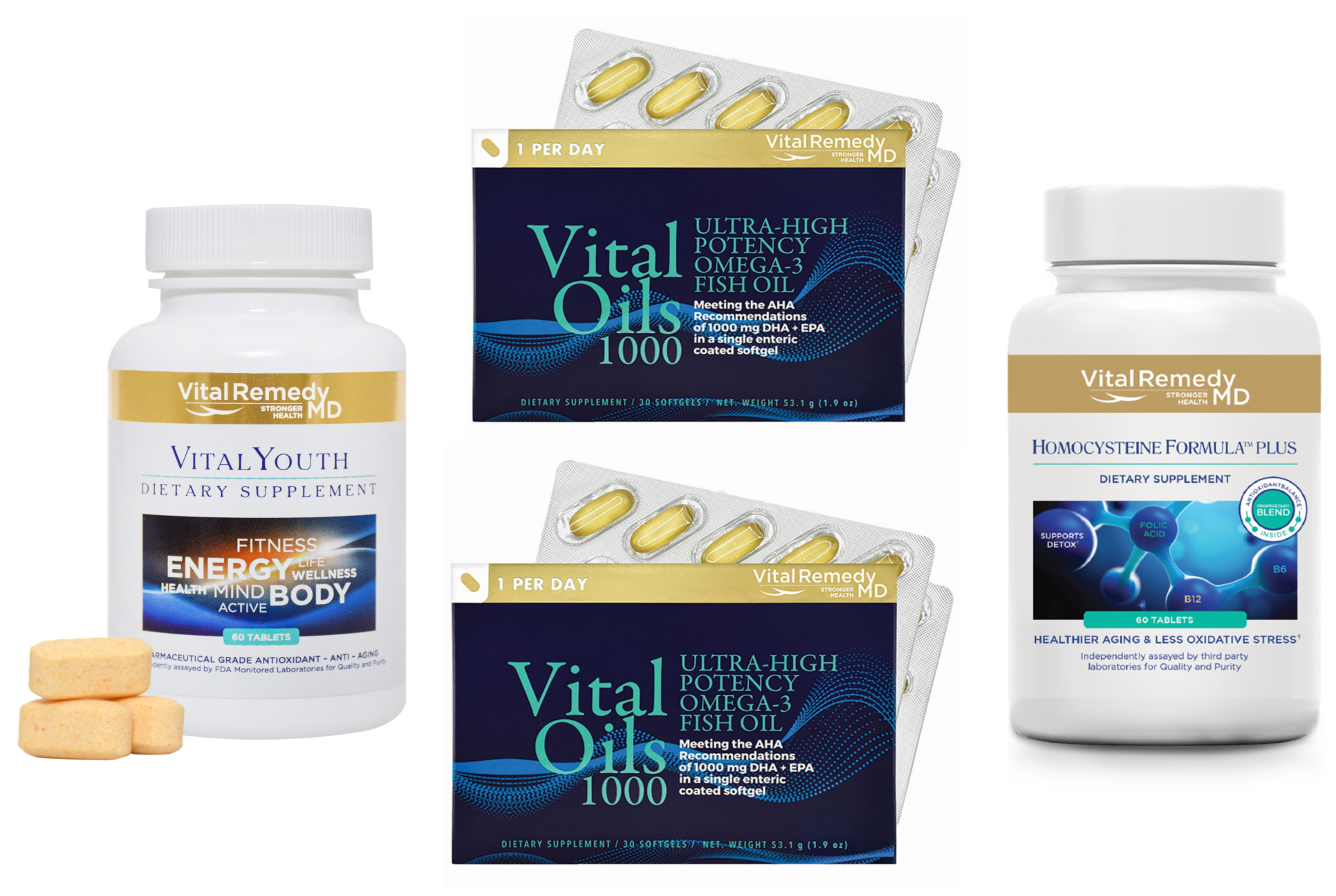 Xtra deal: Antiaging & Longevity Pack - Two months supply. FREE SHIPPING - SAVE 20%
