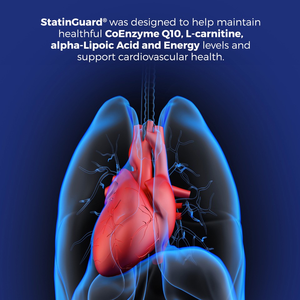 CoQ10, L-carnitine, alpha-Lipoic acid and Vitamin E - StatinGuard®