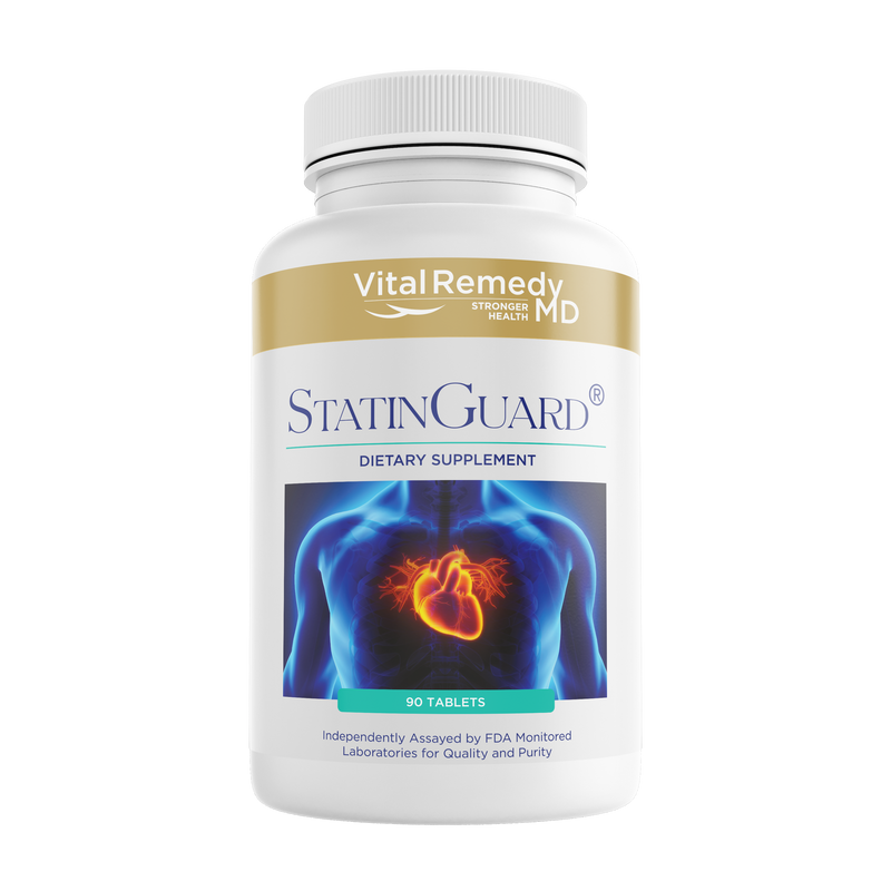 StatinGuard® - much more than just CoQ10. Three months Supply (90 Tablets) for only $0.52 per day - FREE SHIPPING