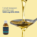 VitalOils1200 - LIQUID OMEGA-3, 40 days supply (200 ml), ultra pure. The natural alternative to large fish oil capsules. Less than $0.69 per serving - FREE SHIPPING