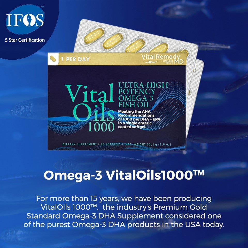 VitalOils1000™ [3x] - Three months supply (90 caps)  15% Off - Auto Renew